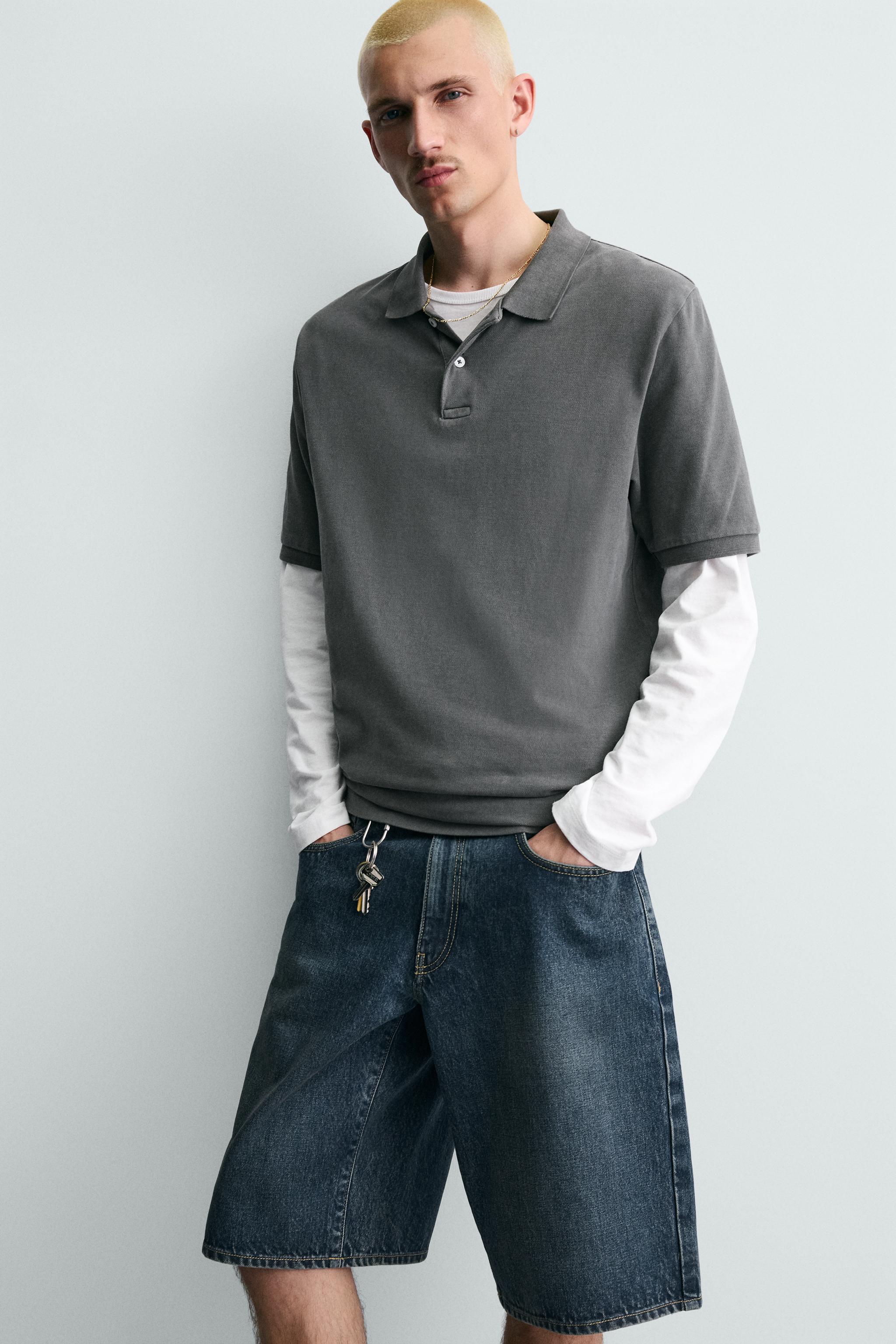 BERMUDA EN DENIM COUPE BAGGY